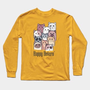 Happy Hetero "Kitten Cuddles" Long Sleeve T-Shirt